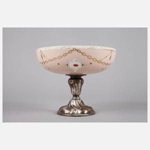 Tazza mit Silberfuß