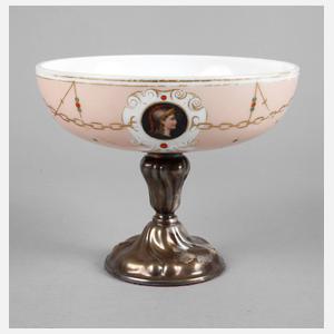 Tazza mit Silberfuß