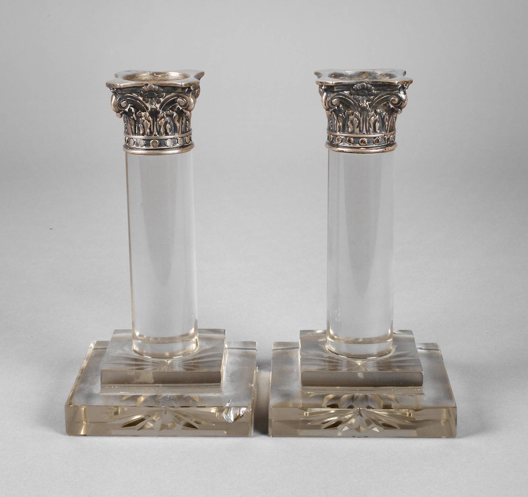 Paar klassizistische Leuchter