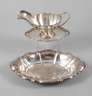 Silber Sauciere und Schale
