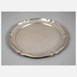 Großes Silbertablett