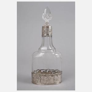 Karaffe mit Silbermontur