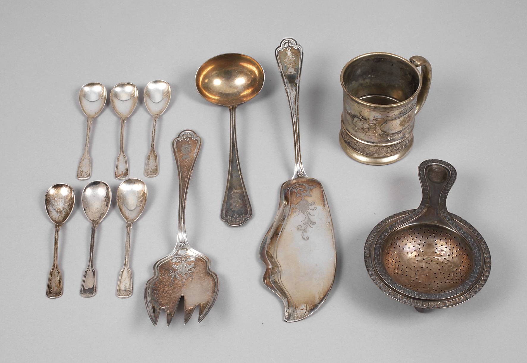 Konvolut Silber aus Adelsbesitz