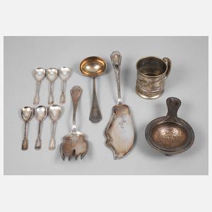 Konvolut Silber aus Adelsbesitz