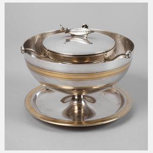 Kaviarbehälter Silber