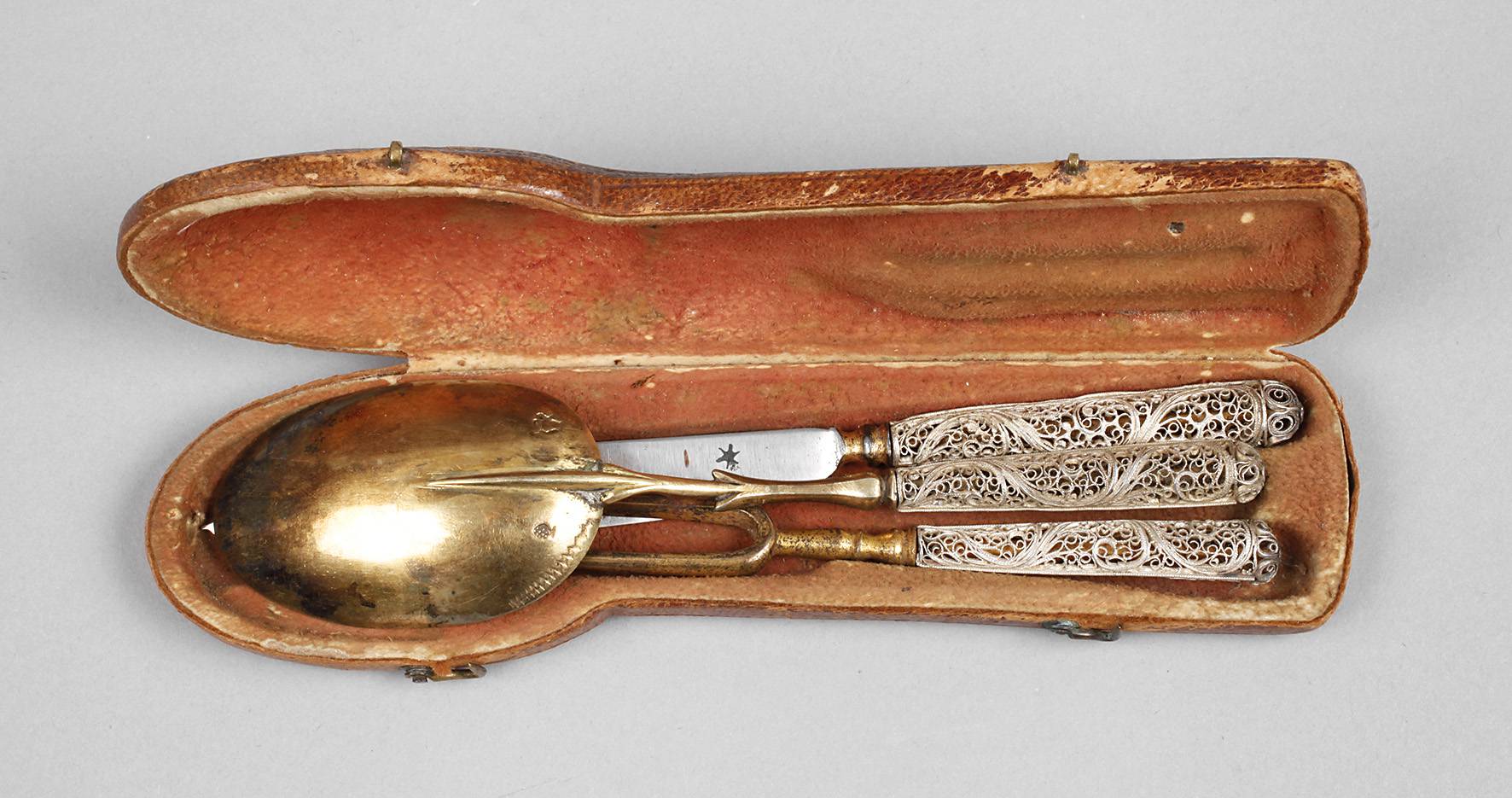 Reisebesteck Augsburg im Etui