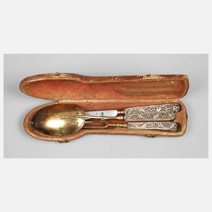 Reisebesteck Augsburg im Etui