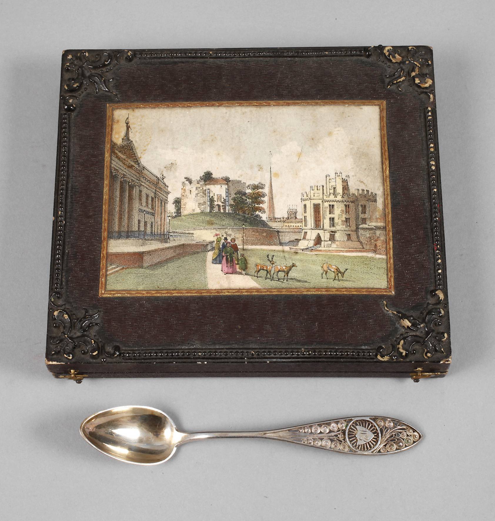 Silber sechs Kaffeelöffel Biedermeier