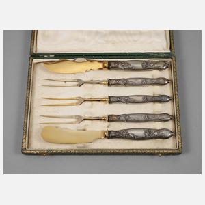 Silber Vorlegeset im Geschenketui