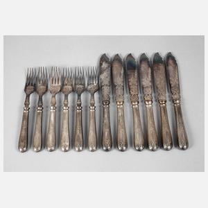 England Fischbesteck Historismus