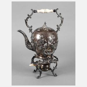 Teekanne mit Rechaud