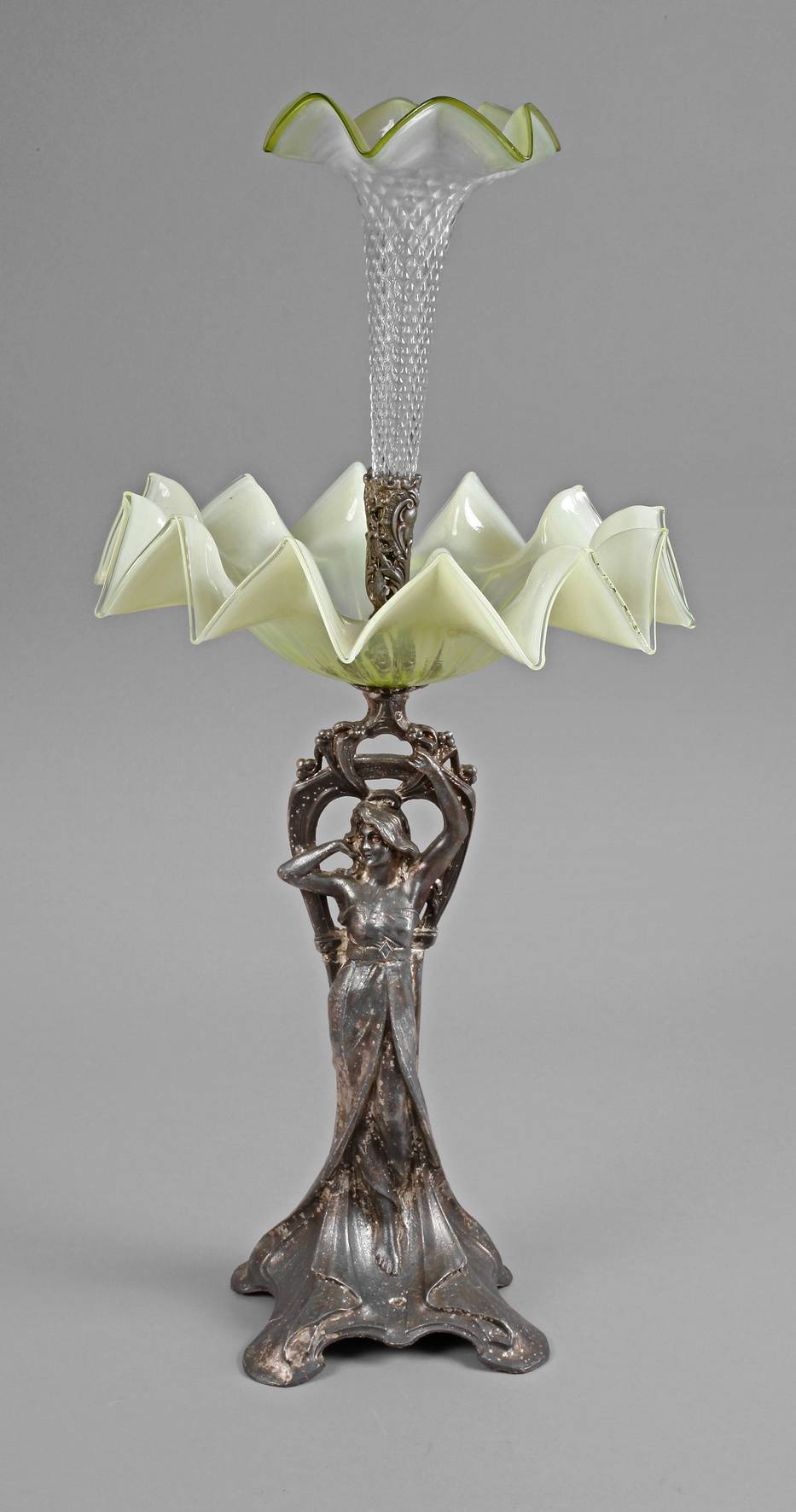 Figürlicher Tafelaufsatz Jugendstil