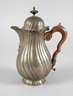 Barocke Zinn-Kaffeekanne