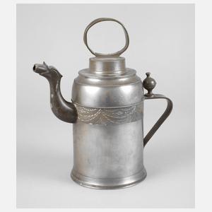 Sächsische Erntekanne Zinn