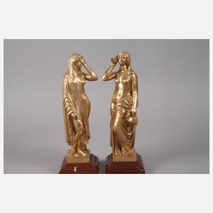 Jean Jacques Pradier, zwei antikisierende Göttinnen