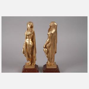 Jean Jacques Pradier, zwei antikisierende Göttinnen