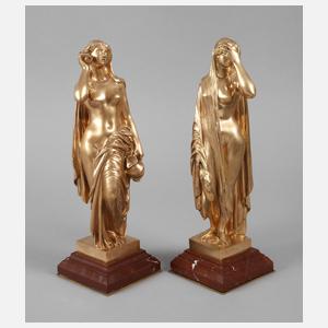 Jean Jacques Pradier, zwei antikisierende Göttinnen