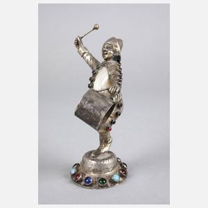 Silberfigur Venezianischer Trommler