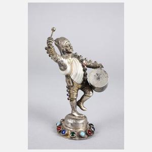 Silberfigur Venezianischer Trommler