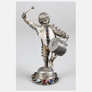 Silberfigur Venezianischer Trommler