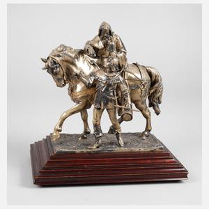 Silber Figurengruppe Wiener Hofjuwelier C. Würbel