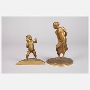 Jakob Gruber, Buchstützen als Mutter und Kind