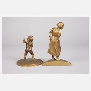 Jakob Gruber, Buchstützen als Mutter und Kind