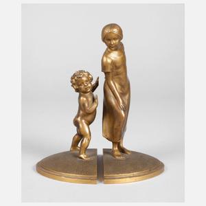 Jakob Gruber, Buchstützen als Mutter und Kind