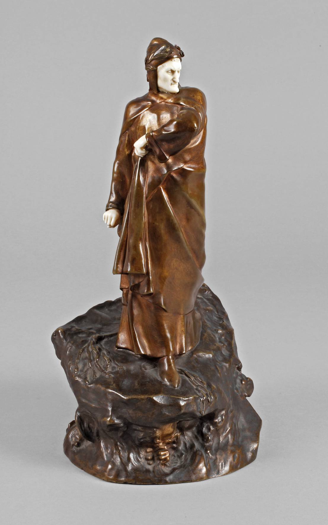 Constantin Victor Delaigue, Chryselephantin Dante Alighieri