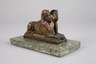Franz Xaver Bergmann, erotische Bronze als Sphinx