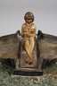 Franz Xaver Bergmann, erotische Bronze als Sphinx