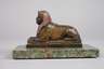 Franz Xaver Bergmann, erotische Bronze als Sphinx