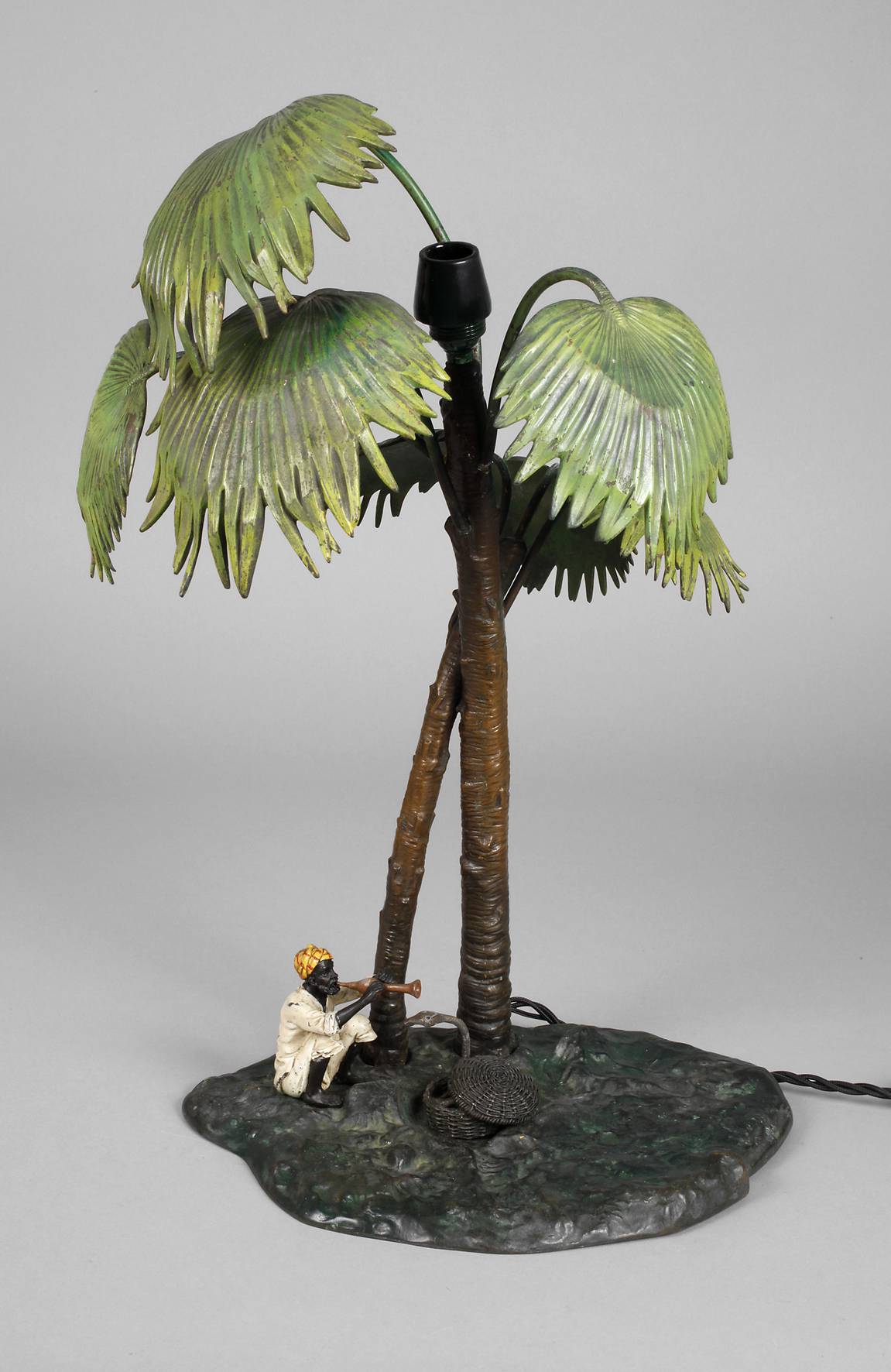 Figürliche Tischlampe Argentor-Werke Rust & Hetzel