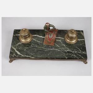 Wiener Bronze Schreibset mit Araber