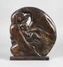 Stefan Csorvássy, Bronzerelief Mutter mit Kind