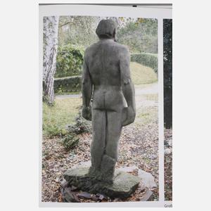 Fritz Böhme, überlebensgroßer Männerakt