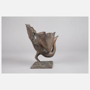 Gotthelf Schlotter, balzender Vogel