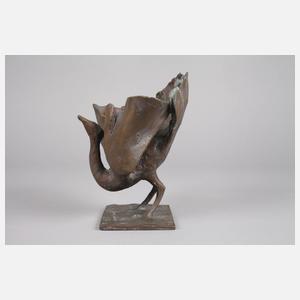 Gotthelf Schlotter, balzender Vogel