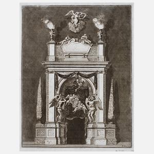 Peter Fehr, Trauerportal von Eosander de Göthe