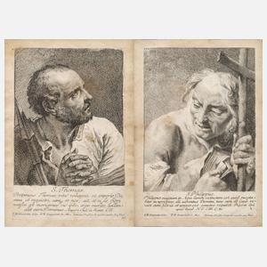 Franz Xaver Andreas Jungwirth, Paar Kupferstiche