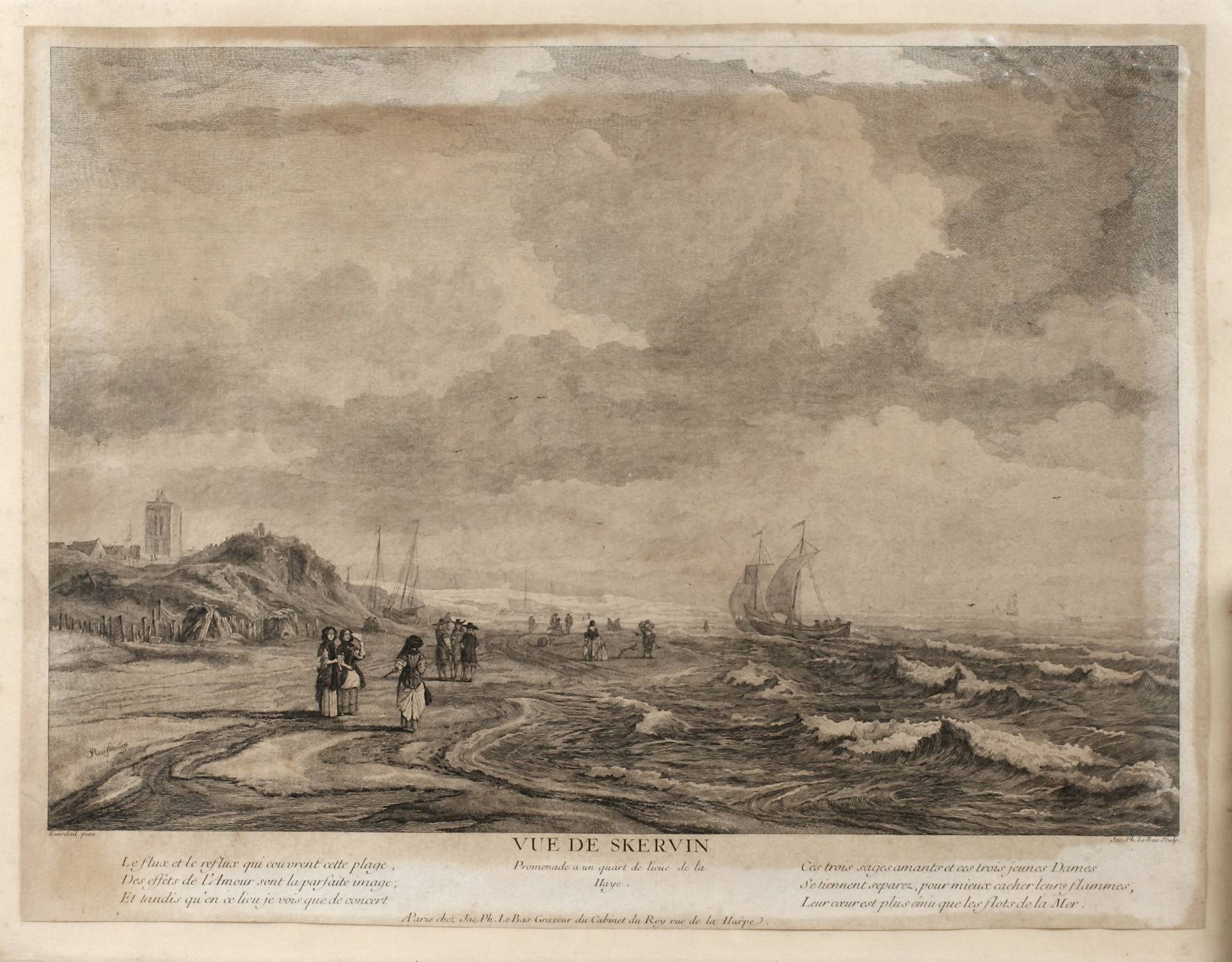 Jacques Philippe Lebas, ”Vue de Skervin”