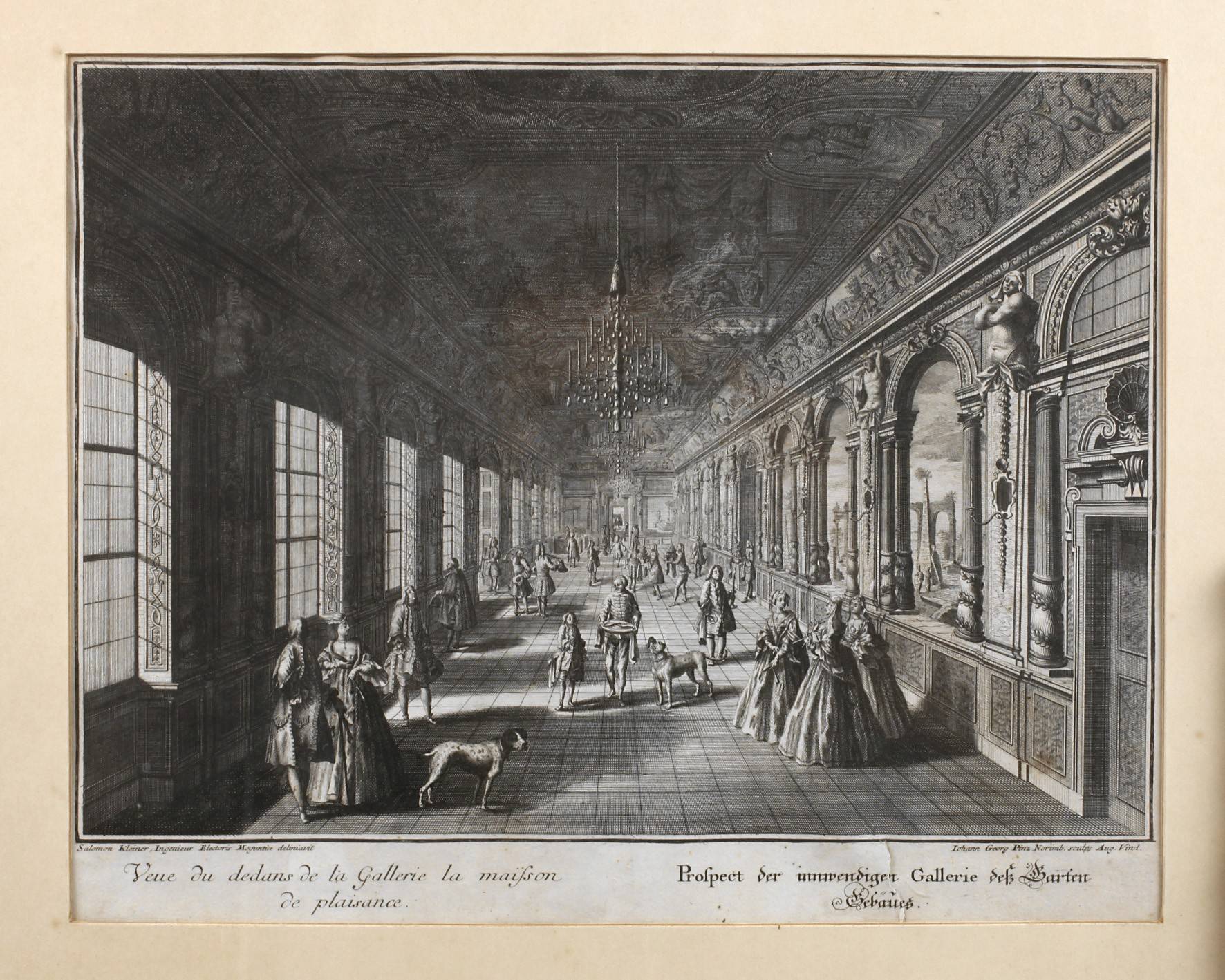 Johann Georg Pinz, Schloss Favorite