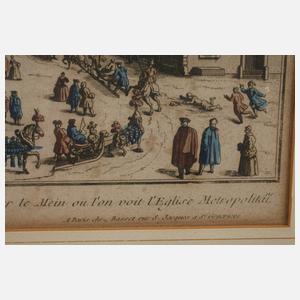 Guckkastenblatt, Liebfrauenberg in Frankfurt/Main