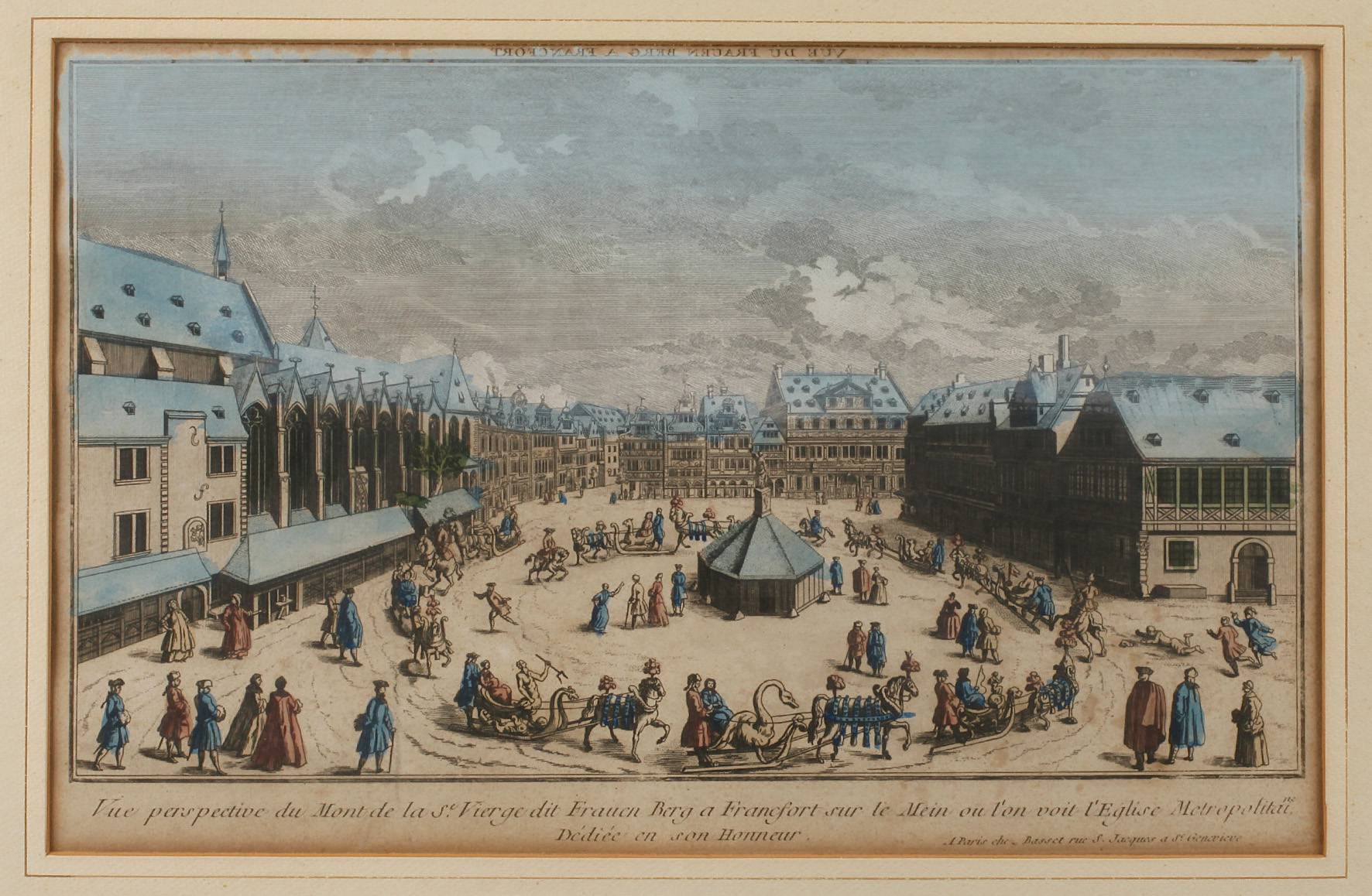 Guckkastenblatt, Liebfrauenberg in Frankfurt/Main