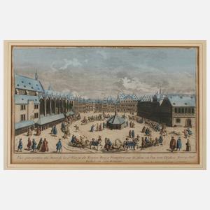 Guckkastenblatt, Liebfrauenberg in Frankfurt/Main