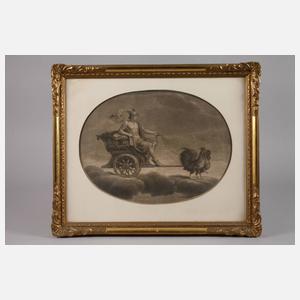 Paar astrologische Kupferstiche