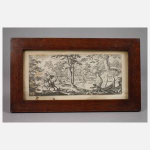 Paar frühneuzeitliche Jagdszenen