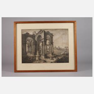 Gesellschaft in antiken Ruinen