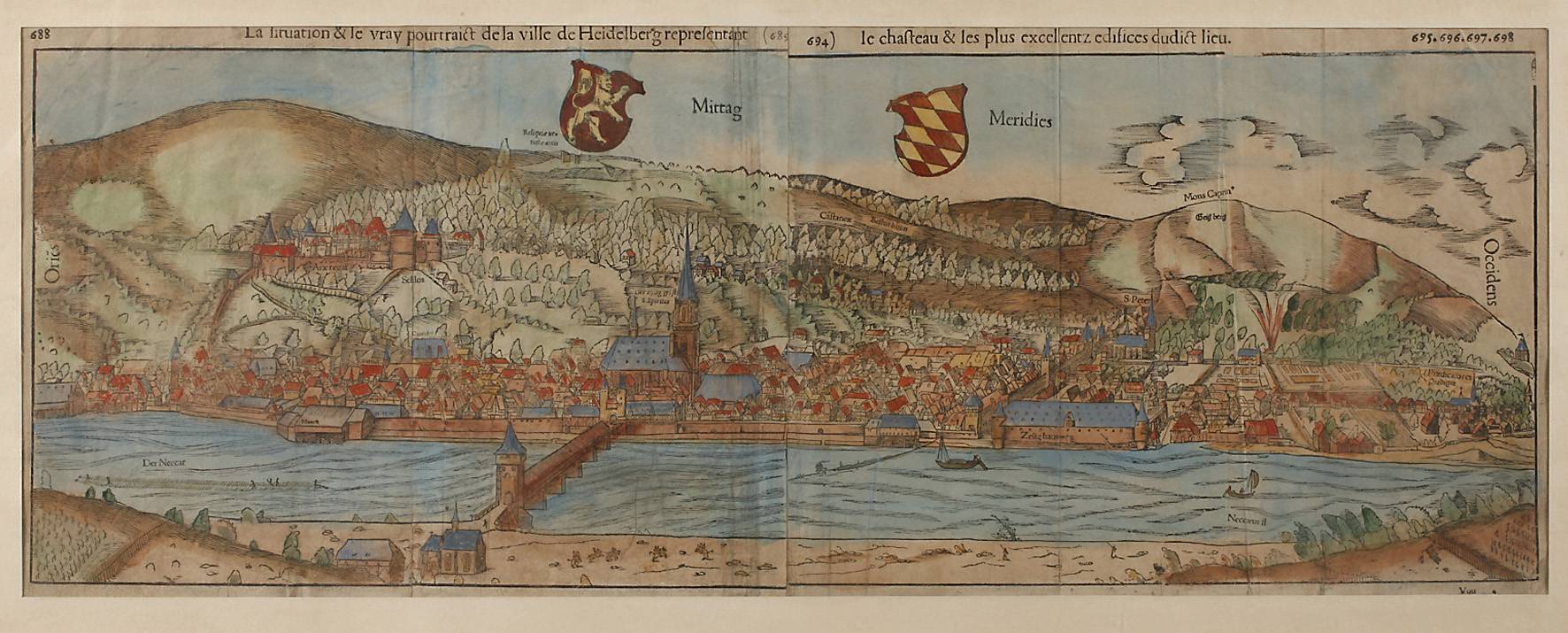 Prof. Sebastian Münster, Ansicht Heidelberg