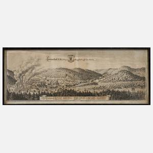 Matthäus Merian, attr., Ansicht Lautenthal im Harz